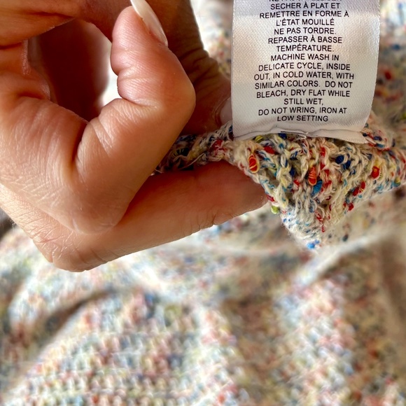 Wool crochet sweater for Women - Picture 5 of 5